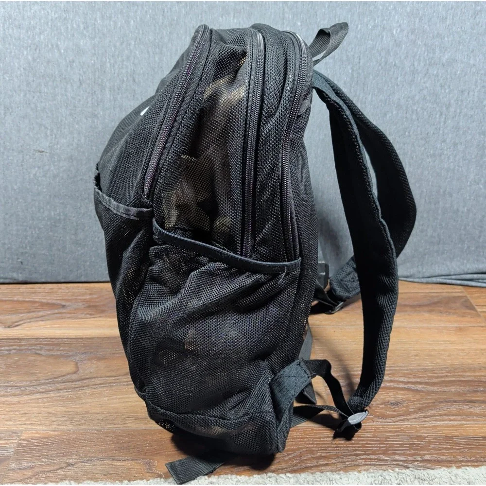 Nike BRASILIA Mesh Backpack 9.0 Black BA6050-010 Gym School GUC